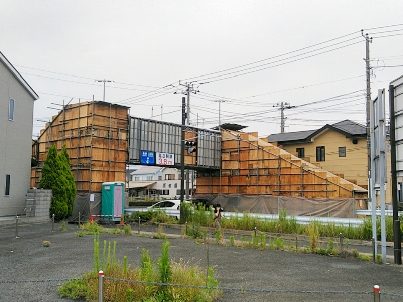 歩道橋改修工事